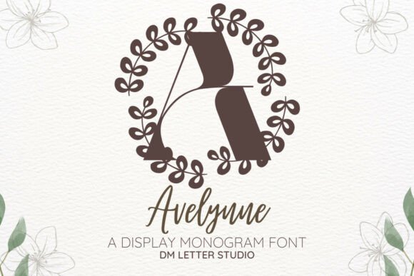Avelynne Monogram Font for Elegant Web Branding