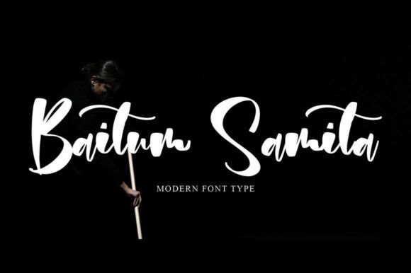 Baitum Samita Font: Expressive Handwritten Type for Branding