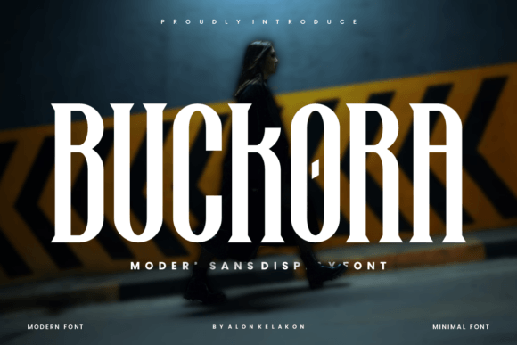 Buckora Font: Elevating Campaign Visuals with Unique Display Type