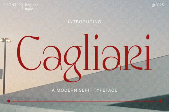 Cagliari Font: Modern Serif Typography for Digital Brands