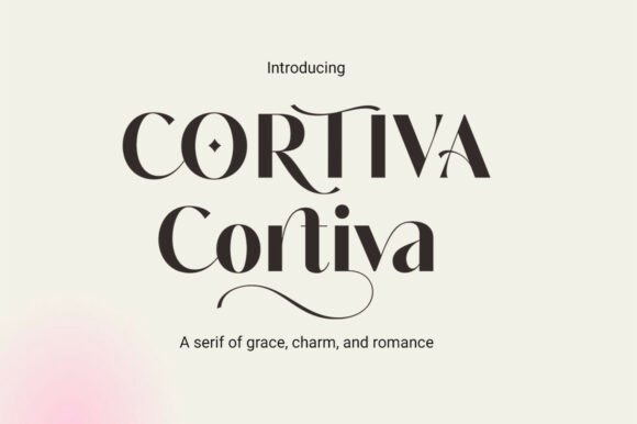 Cortiva Font Review: A Serif Typeface for Elegant Branding