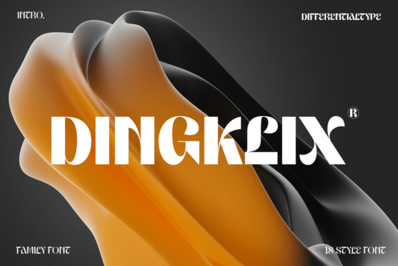 Dingklix Font: Sophisticated Display Type for Makers