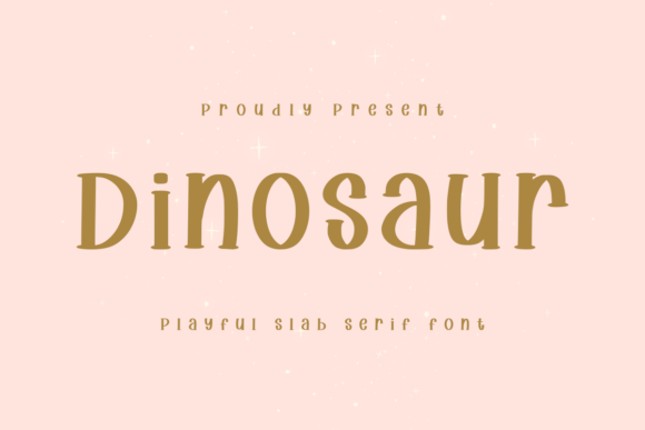 Dinosaurs Font: A Slab Serif for Bold Campaign Visuals