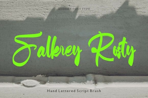 Falkrey Rosty Font for Editorial Design and Branding