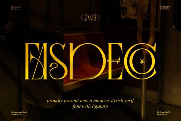 Fasdeco Font Review for Elegant Editorial Design