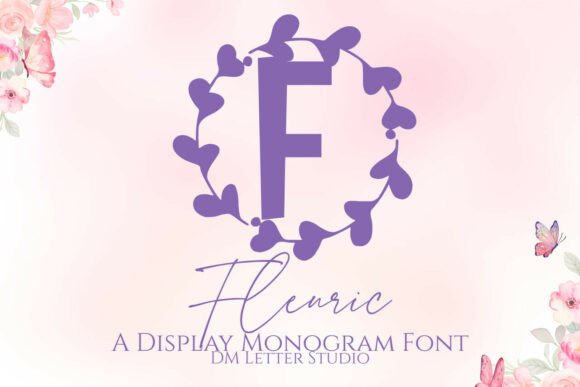 Fleuric Monogram Font for Elegant Campaign Branding