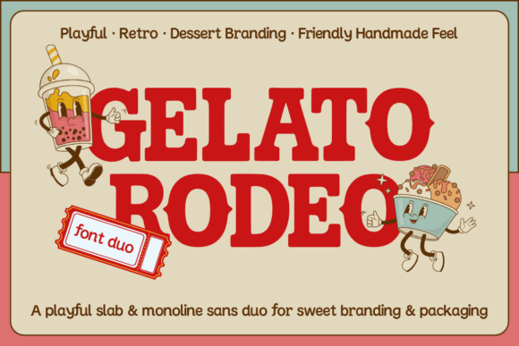 Gelato Rodeo Font Review for Makers