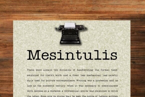 Mesintulis: Vintage Serif Font Review & Guide