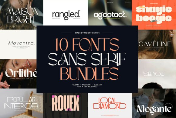Modern Sans Serif Bundles for Professional Web Design