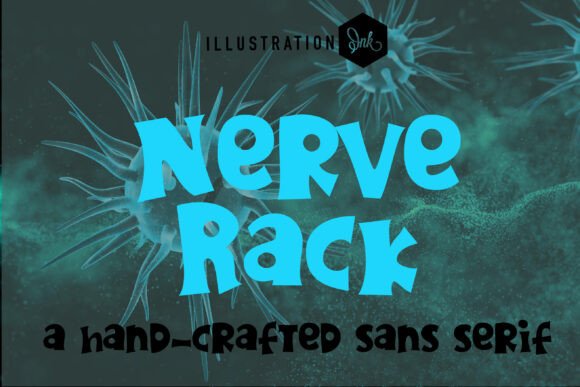 Nerve Rack Font: Whimsical Branding for Small Business