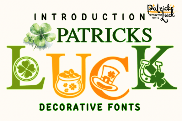 Patricks Lucky Font for Festive Web Design