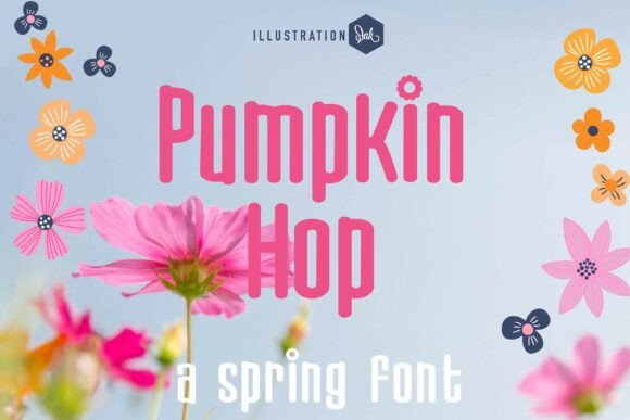 Pumpkin Hop Font: Whimsical Typography for Editorial Design