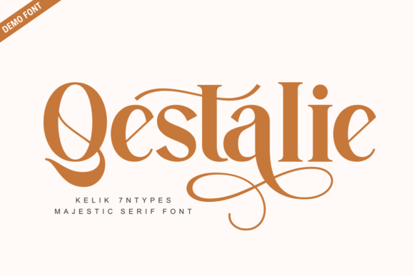 Qestalie Demo: Elegant Serif Typography