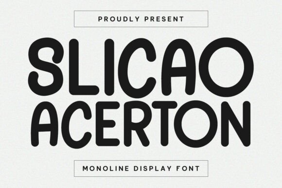 Slicao Acerton Font: Bold Handwritten Type for Digital Ads