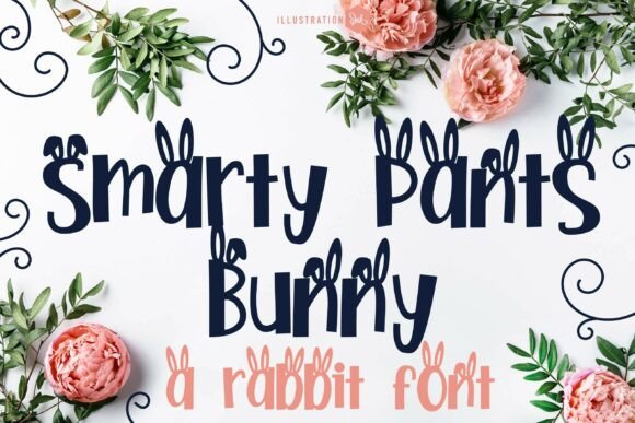 Smarty Pants Bunny Font for Whimsical Marketing Graphics