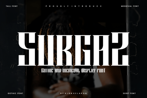 Surgaz Font: Bold Sans Serif for Modern Branding