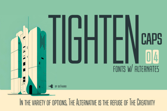 Tighten Caps Font: Bold Display Type for Campaigns