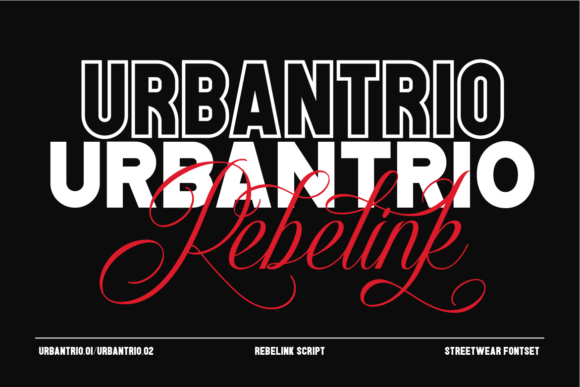 Urbantrio Rebelink Font Review for Modern Brand Identity