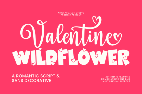 Valentine Wildflower Font Review for Makers